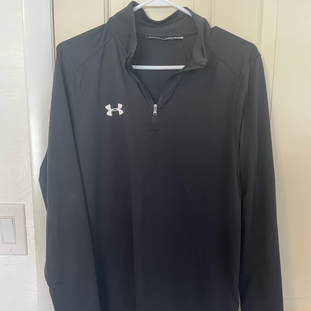 Black Under Armour 1/4 Zip Jacket